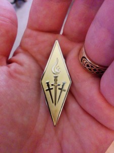 Brotherhood of the Celestial Torch Pin